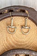TIPI Kentucky Tack Goldtone Earrings