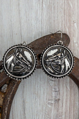 TIPI Shadow Ranch Silvertone Earrings