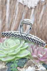 TIPI Silverado Shine Silver Pearl Hair Claw
