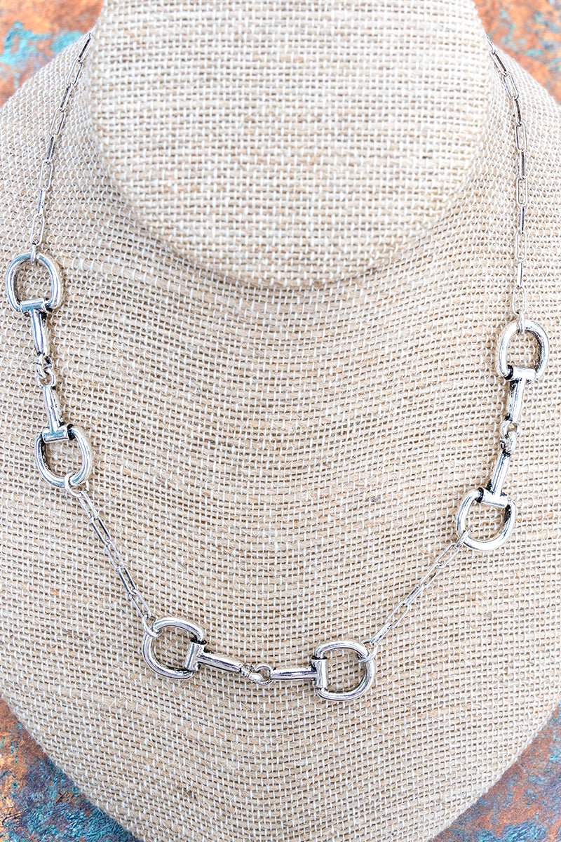 TIPI Bridle Row Silvertone Necklace