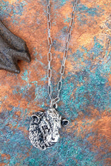 TIPI Highland Henrietta Silvertone Necklace