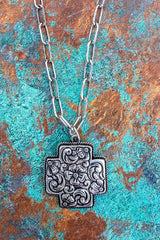 TIPI Graceful Meadow Silvertone Necklace