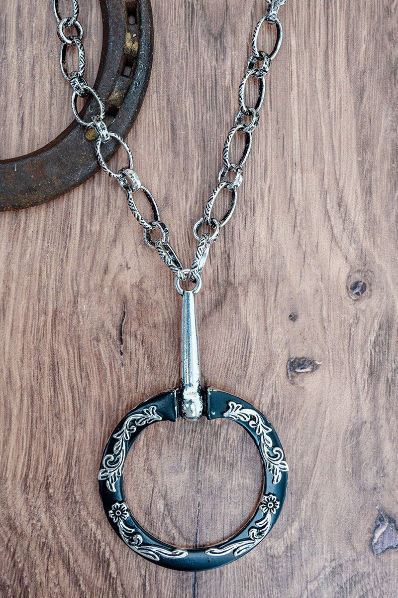 TIPI Belmont Reins Silvertone Necklace