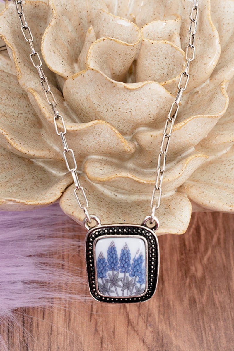 TIPI Prairie Blooms Silvertone Necklace