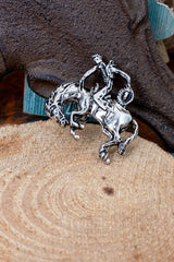 TIPI Wildhorse Ridge Silvertone Ring