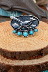 TIPI Roadrunner Ridge Silvertone Ring