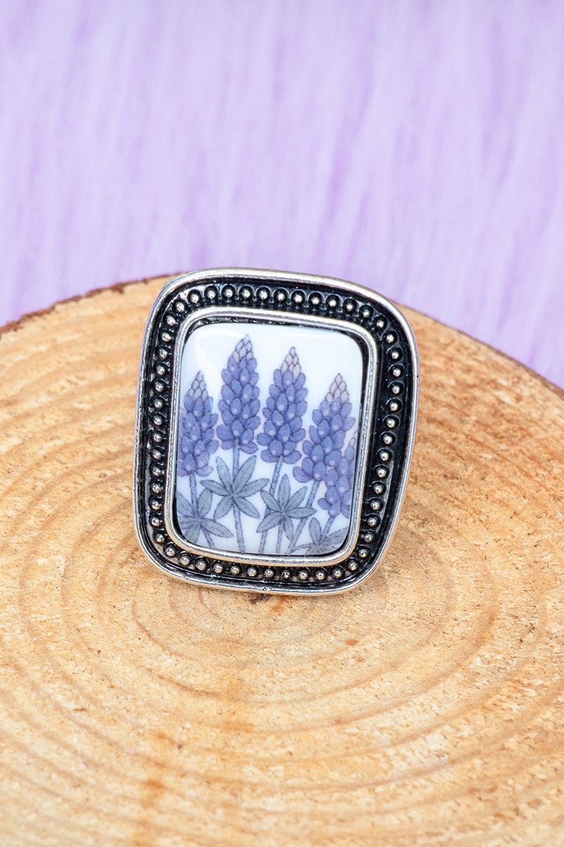 TIPI Prairie Blooms Silvertone Ring