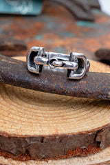 TIPI Bridle Bit Silvertone Ring