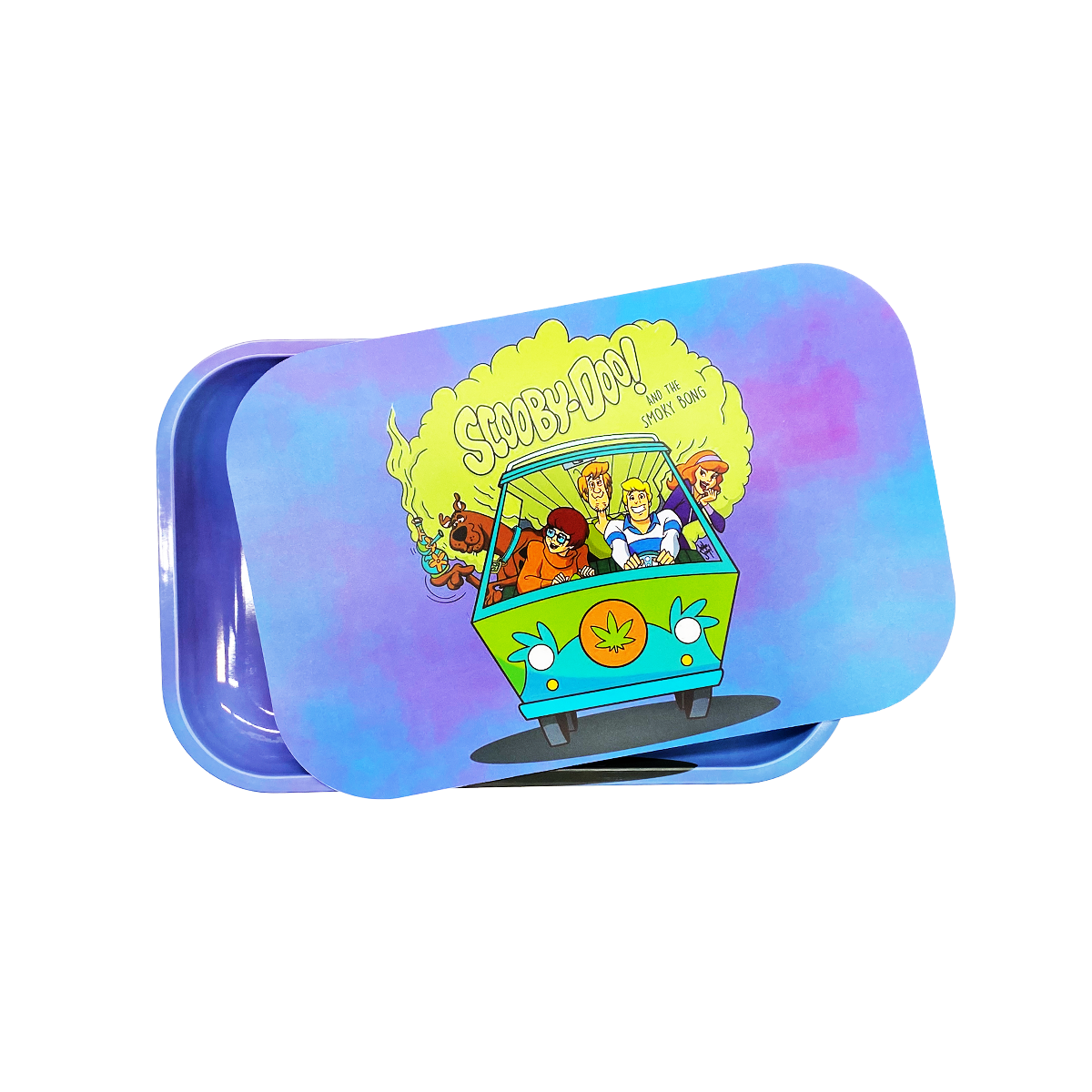Cartoon Magnetic Lid Medium Metal Rolling Tray - Size - 7.5*11.5