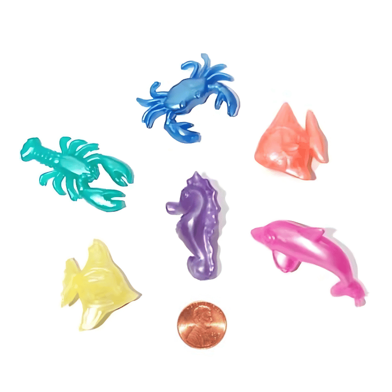 Squishy Sea Creatures (96 total sea creatures in 2 bags) 19?› each