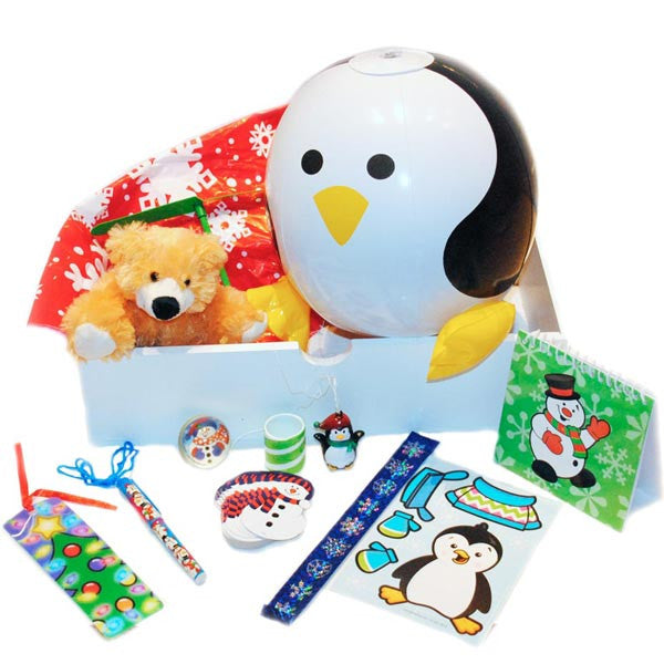 Wholesale Small Toys for Shoeboxes (12 Cute Bears & 126 small toys) Fills 12 Shoeboxes