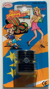 TRICK SHOE SQUEAKER NOISE MAKER (Sold by the dozen) *- CLOSEOUT NOW 25 CENTS EA