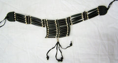 SMALL INDIAN STYLE BUFFALO BONE BREAST CHEST PLATE ( sold by the piece / color )
