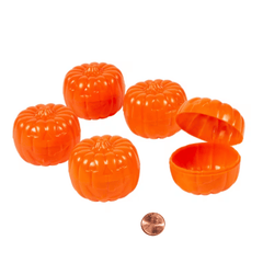 Plastic Pumpkin Containers (48 total Pumpkins in 2 Bags) 74?› each