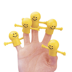 Smile Finger Puppets (144 total finger puppets in 2 bags) 17?› each