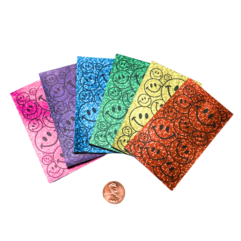 Mini Laser Smile Face Notepads (96 total notepads in 2 bags) 20?› each
