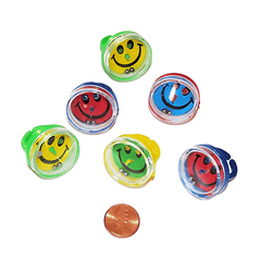Smile Face Puzzle Rings (72/package) 16?› each