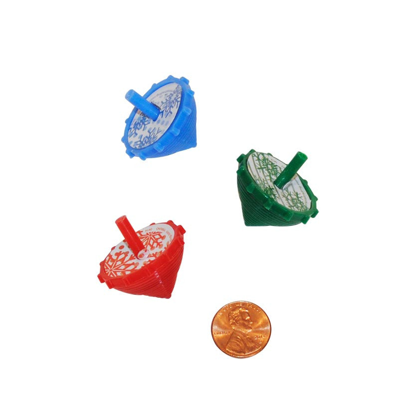 Snowflake Mini Spin Tops (144 total tops in 2 bags) 9?› each