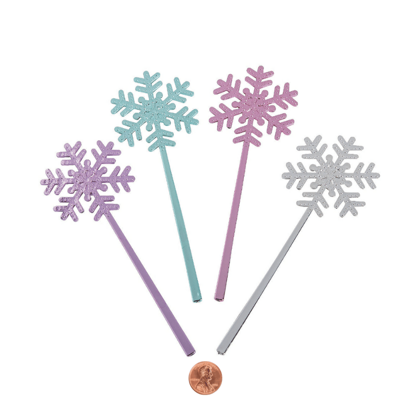 Mini Snowflake Wands (24 total wands in 2 bags) 39?› each