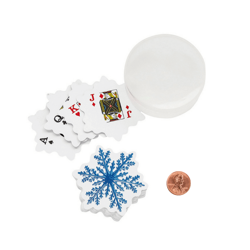 Snowflake Playing Cards (24 total card decks in 2 boxes) 94?› each