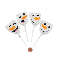 Snowman Face Suckers (24 total suckers in 2 boxes) 48?› each