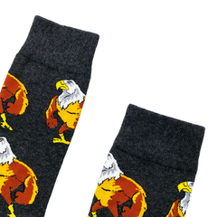 MUSCLE EAGLE  Socks Fits All, 70% Cotton, 25% Spandex, 5% Elastic