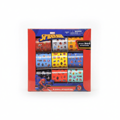 Spider-Man 9 Roll Sticker Box with 360+ Stickers