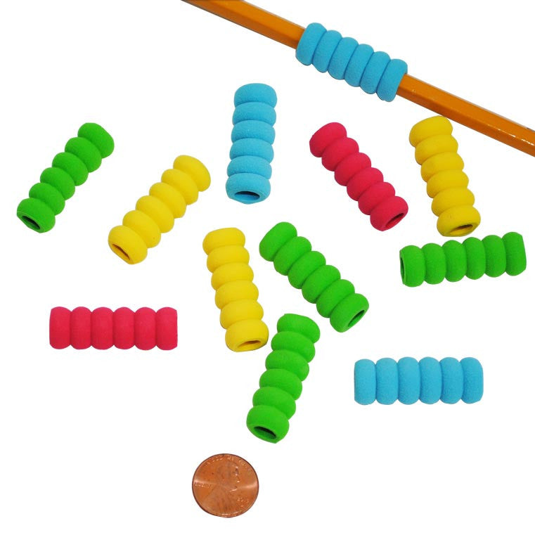 Spongy Pencil Grips (96 total toys in 2 bags) 15?› each