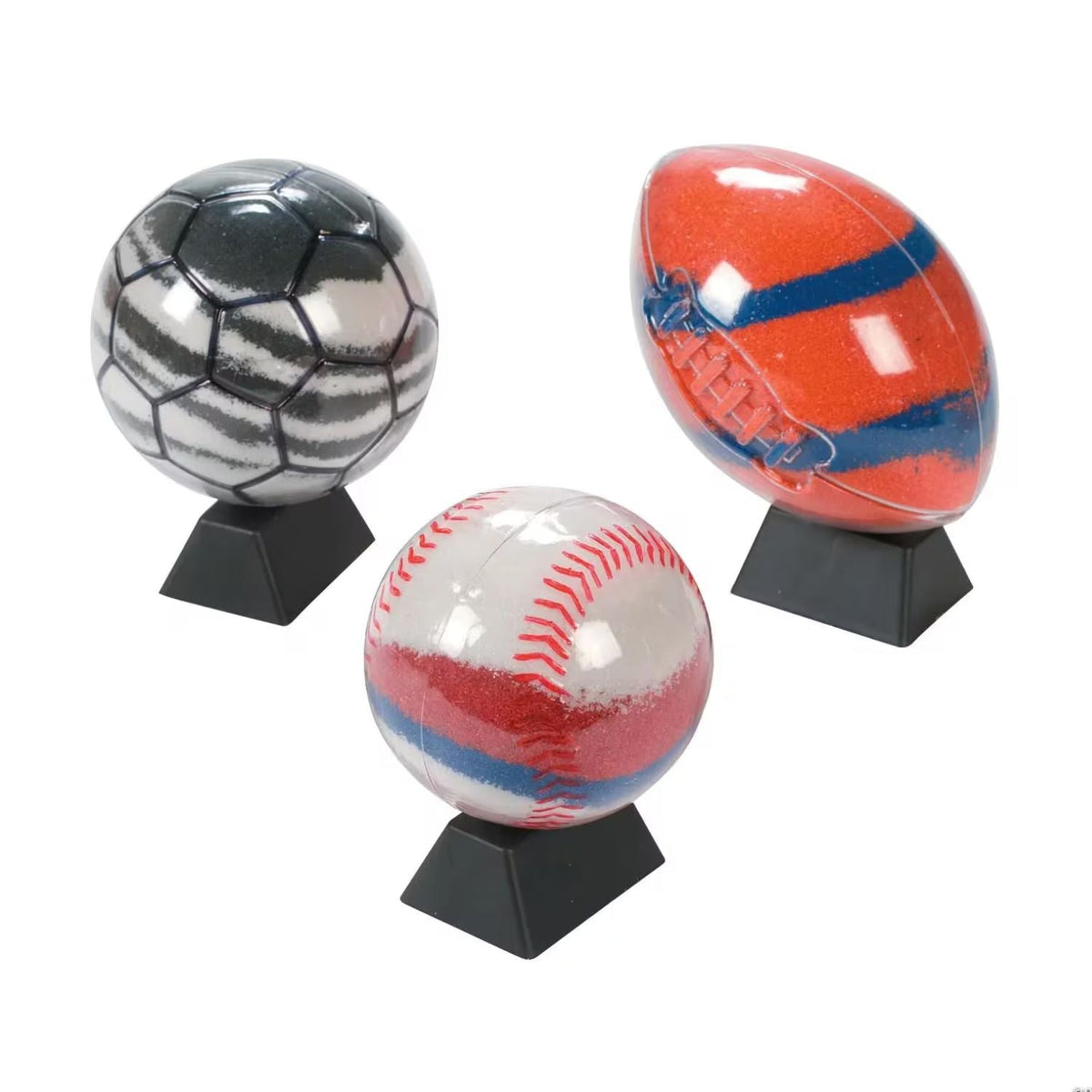 Sports Sand Art Bottles (24 total pieces in 2 boxes) 98?› each