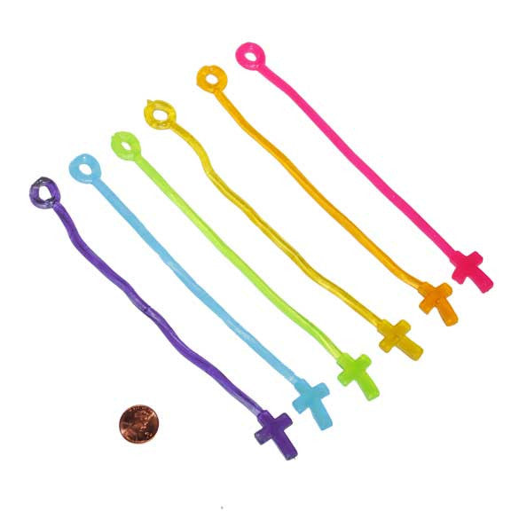 Sticky Crosses on a String (144 total crosses in 2 bags) 14?› each