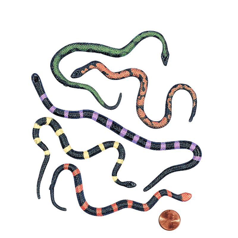 Vinyl Stretchable Snakes (12/package) 48?› each