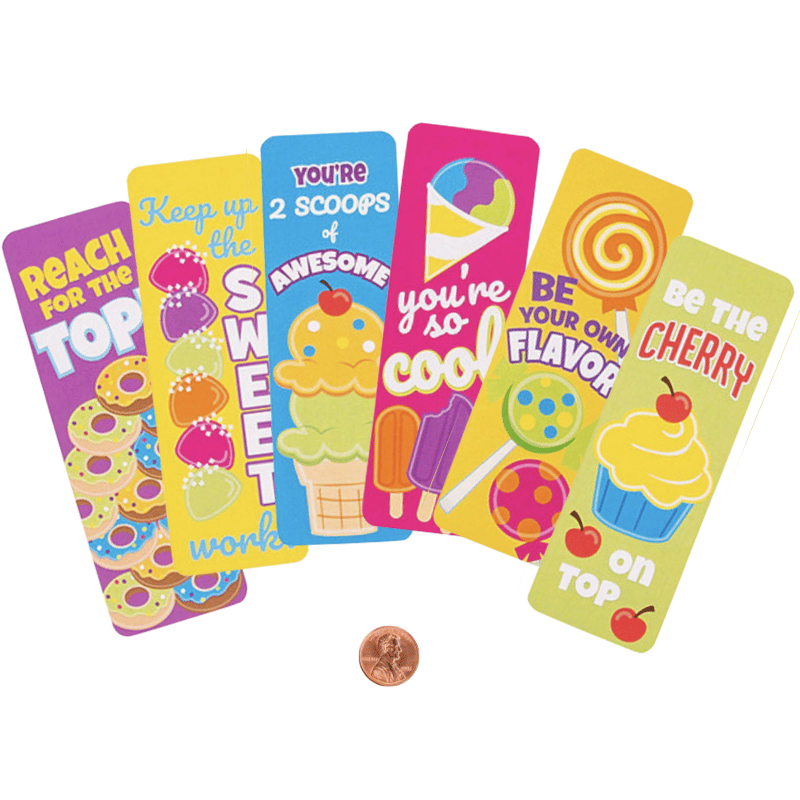 Sweet Treats Bookmarks (96 total bookmarks in 2 bags) 13?› each