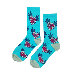 Let's Get High Socks Fits All, 70% Cotton, 25% Spandex, 5% Elastic