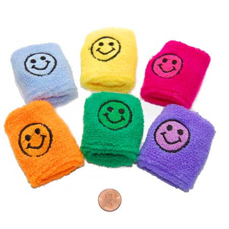 Terry Cloth Wrist Bands (24 total wrist bands in 2 bags) 66?› each