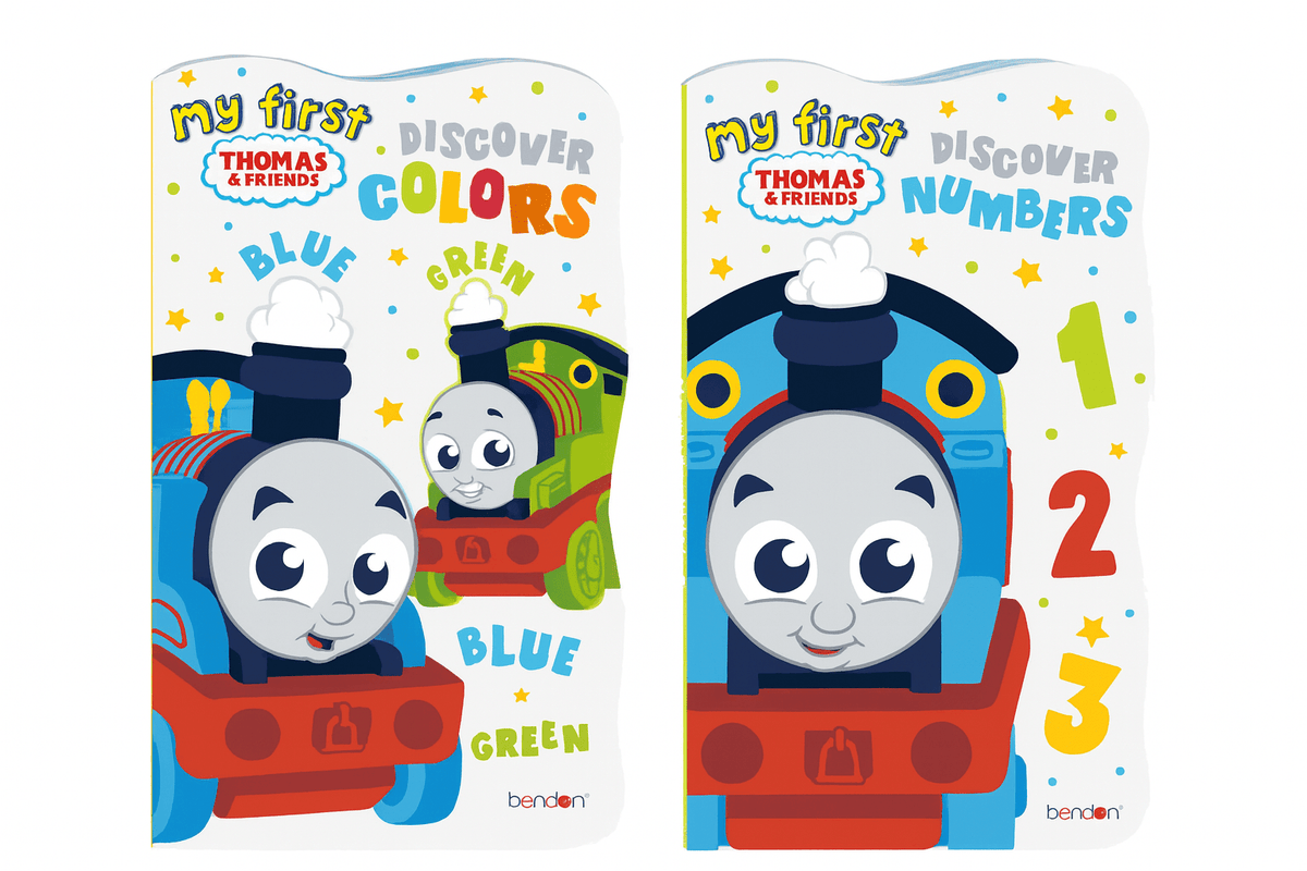 Thomas & Friends Board Book Set (2-Pack) ƒ??My First Booksƒ?� Learn Numbers & Colors w/ Thomas the Train