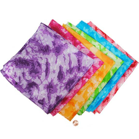 Tie Dye Bandanas (12/package) 83?› each