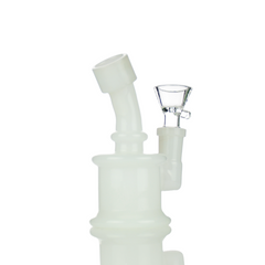 4" Mini Water Pipe Bong with Color Tube Glass and 14mm Male Bowl