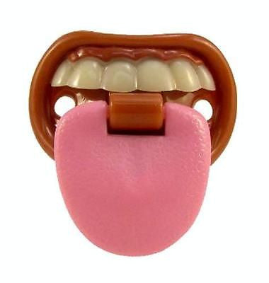 TONGUE AND TEETH BILLY BOB TODDLER PACIFIER ( sold by  the piece )