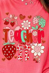 Berry Sweet Teacher Ready To Press DTF Transfer