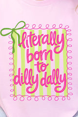 Swirls & Stripes Dilly Dally Ready To Press DTF Transfer