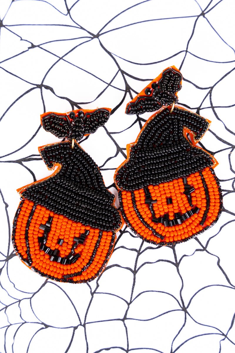 SALE! Viola The Bat and The Jack Seed Bead Earring