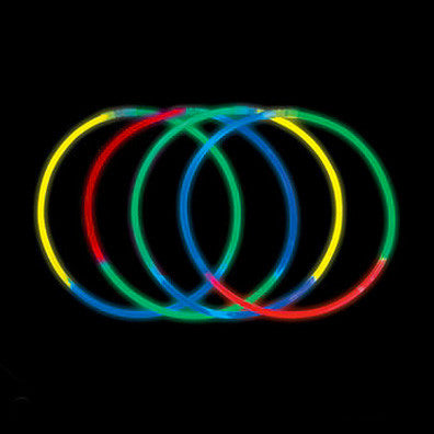 Premium Tri-Colored Glow Necklaces (50/package) 70?› each