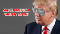 AMERICAN FLAG on LENSES AVIATOR SUNGLASSES ( sold by the piece or dozen )