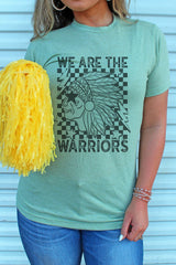 Stars We Are The Warriors Unisex Poly-Rich Blend Tee