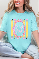 Pencil Perfect: Grade School Collection Comfort Colors Adult Ring-Spun Cotton Tee *Choose Your Grade