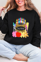 Personalized Teaching In Full Color Heavy Blend Crew Sweatshirt *Enter Your Name