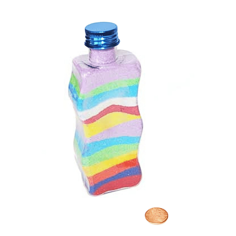 Wavy Plastic Sand Art Container (24 total bottles in 2 boxes) $1.81 each