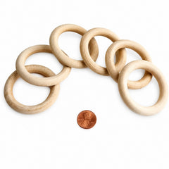 Wooden Rings for Ring Toss Game (24/package) 41?› each