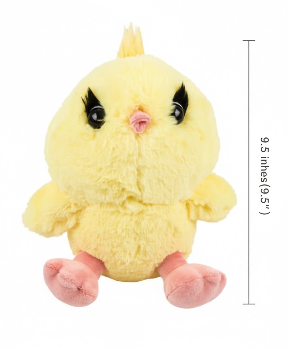 WOW Toy! Cheƒ??Lashies Soft Stuffed Chick Plush ƒ?? 9.5ƒ?�