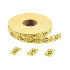 Yellow Super Hero Themed Tickets (2000 tickets/roll)